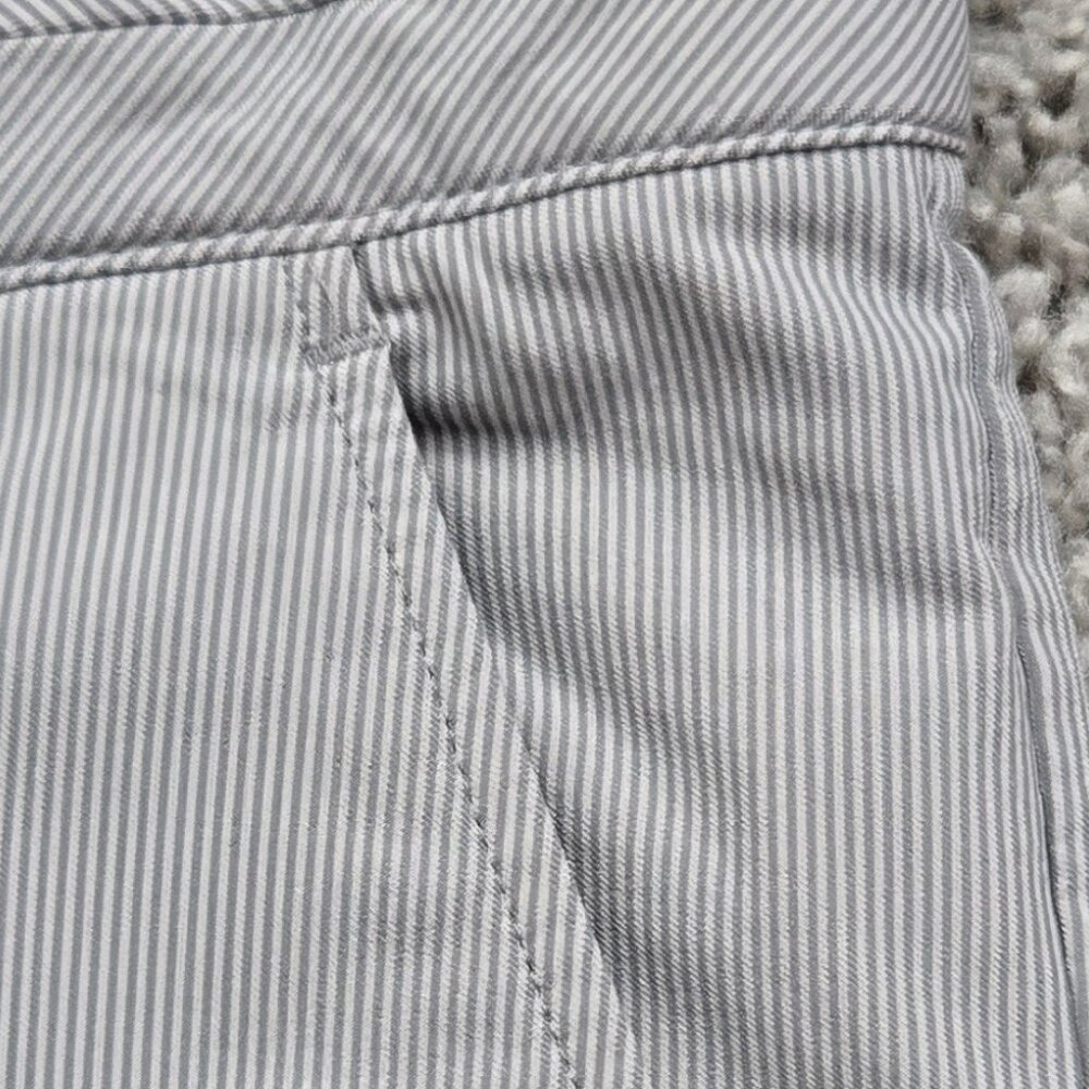 Adidas 365 Pinstripe Performance Shorts Men Grip Waist Golf Athleisure 34 - Picture 2 of 7